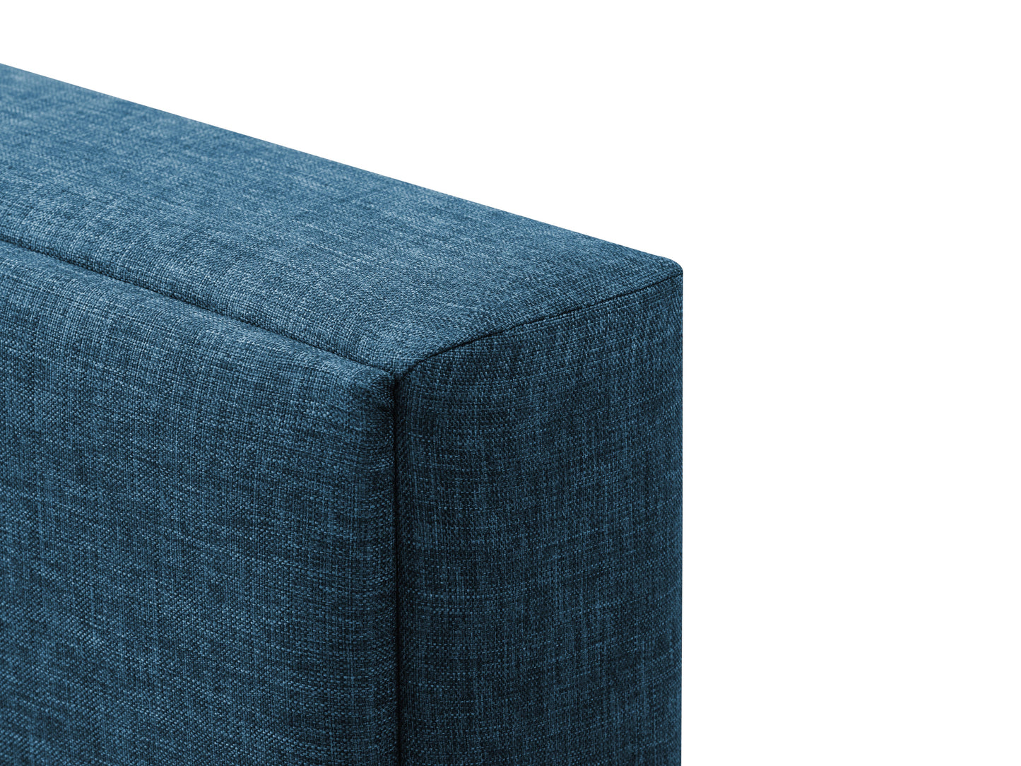 Ocean Blue Tufted Upholstered Bed, Queen