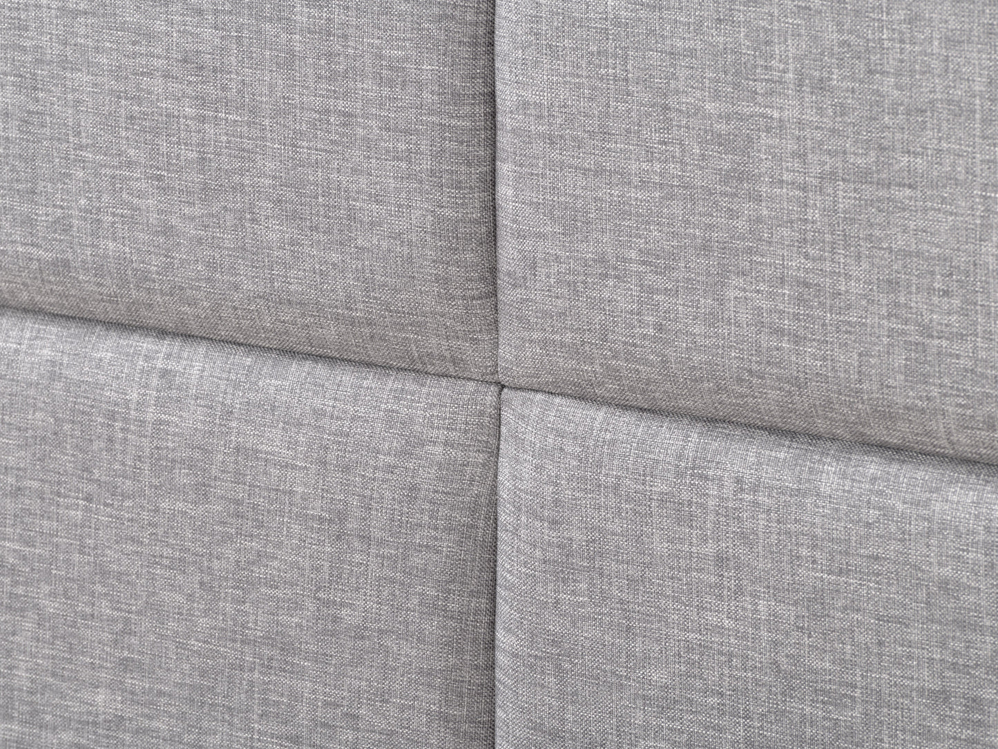 Light Grey Tufted Upholstered Bed, Queen