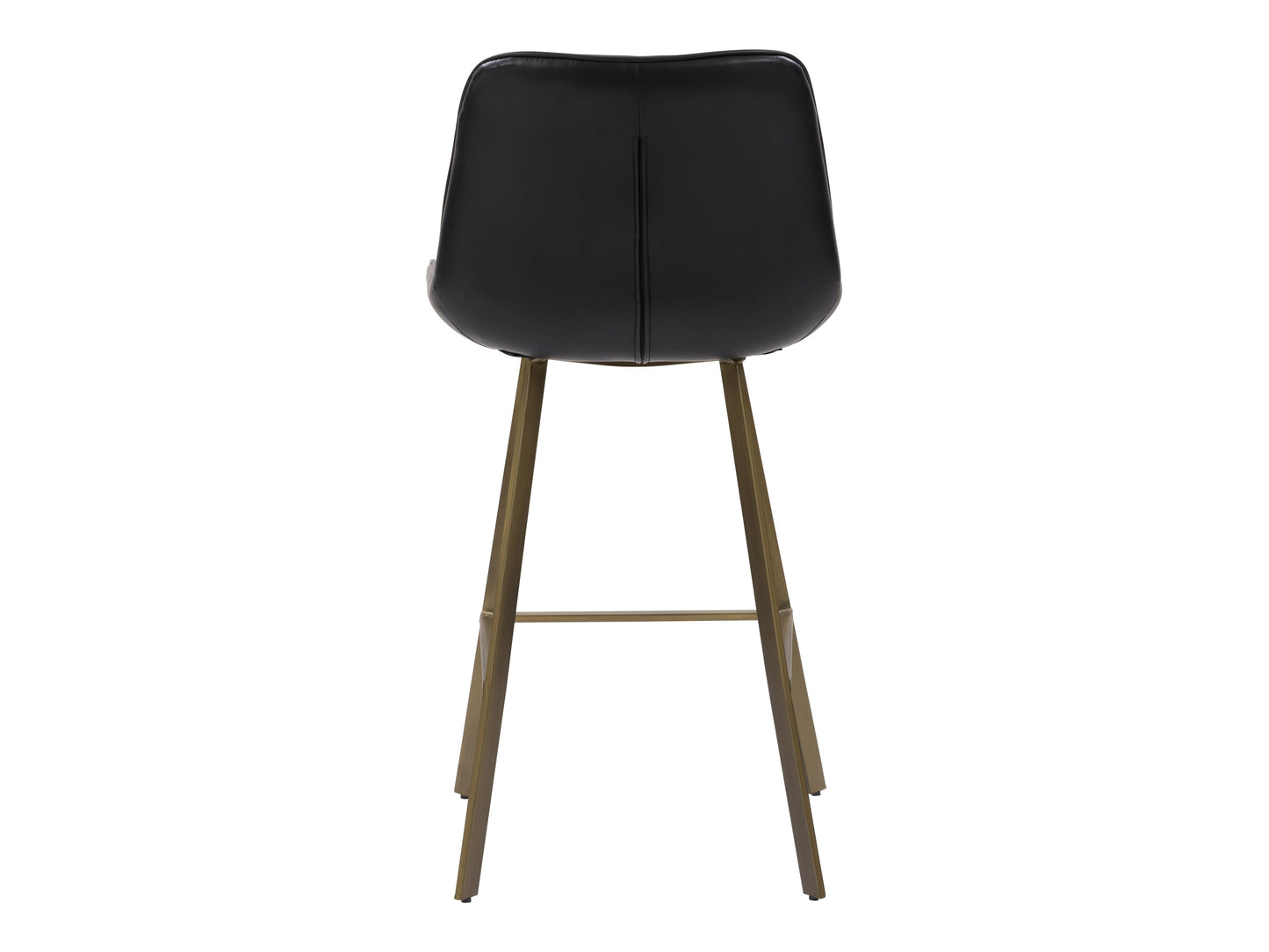 Black Vegan Leather Stools