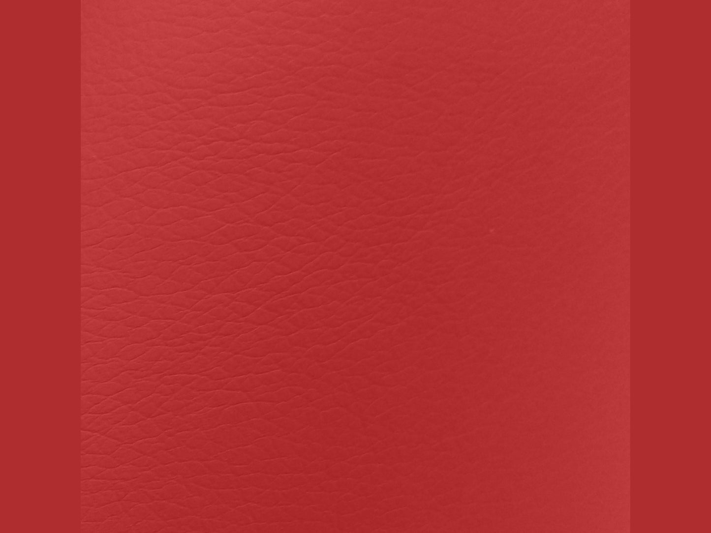 Geo-Tufted Red Vegan Leather Stools