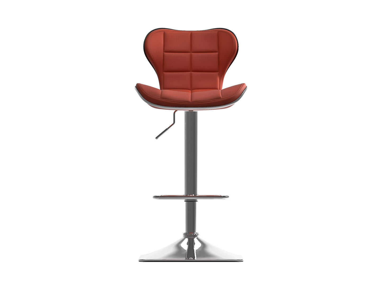 Set of 2 modern wooden bar stools with backs, featuring a sleek black metal frame, cushioned seats in dark gray fabric, and footrests for added comfort. Ideal for kitchen islands and home bars.