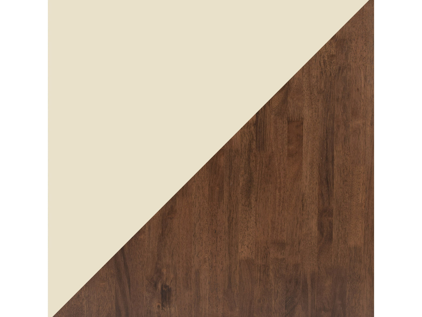 Alt Text:
Dark brown oval extendable dining table with cream upholstered chairs, wooden legs, and smooth finish, perfect for modern dining rooms.