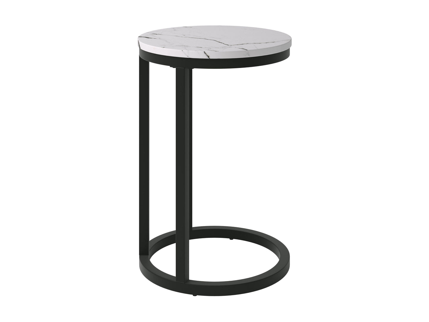White marble round side table with gold metal legs, featuring a sleek, modern design perfect for living rooms or bedrooms. Ideal for stylish home decor and functional storage.