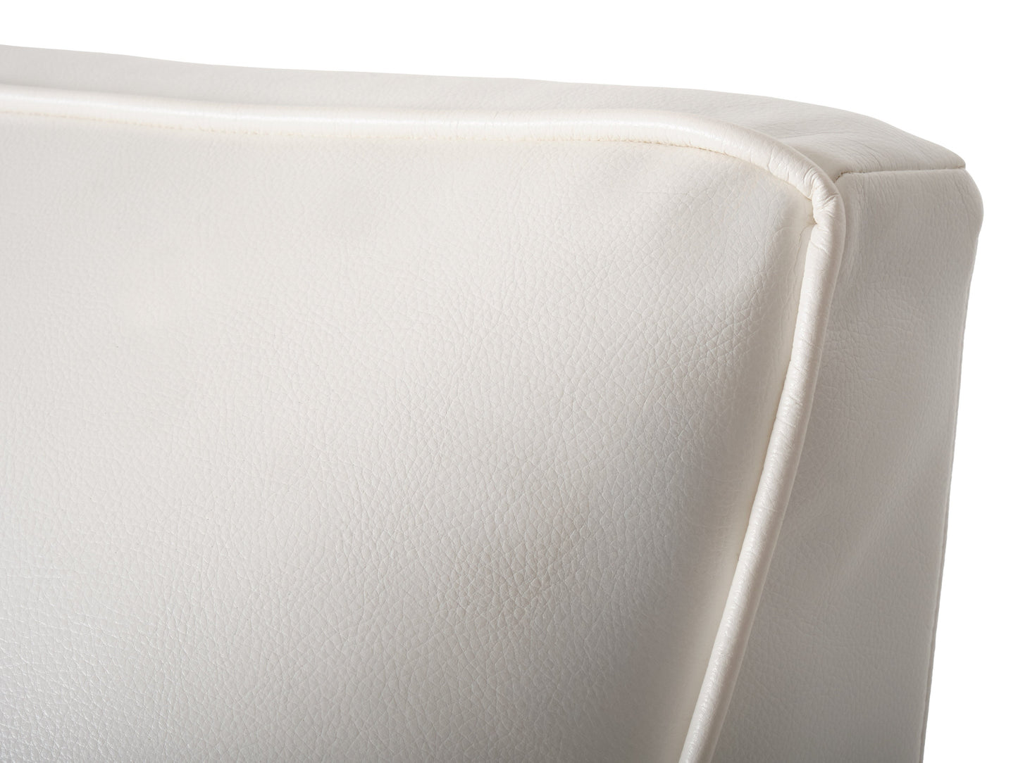 Marin Swivel Glider Recliner, White Faux Leather