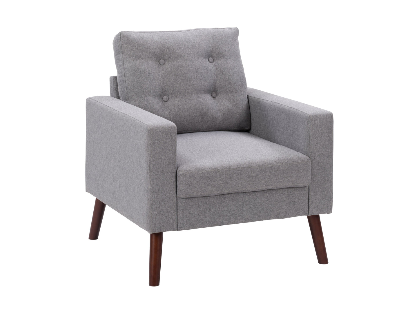Claridge Grey Tufted Accent Chair