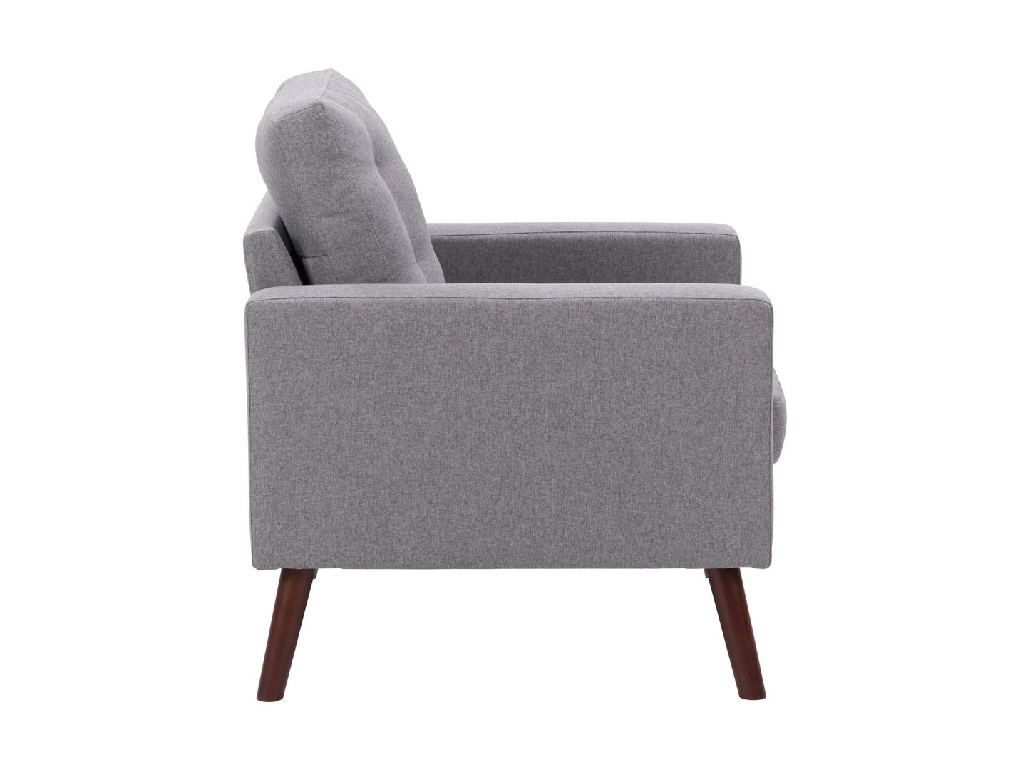 Claridge Grey Tufted Accent Chair