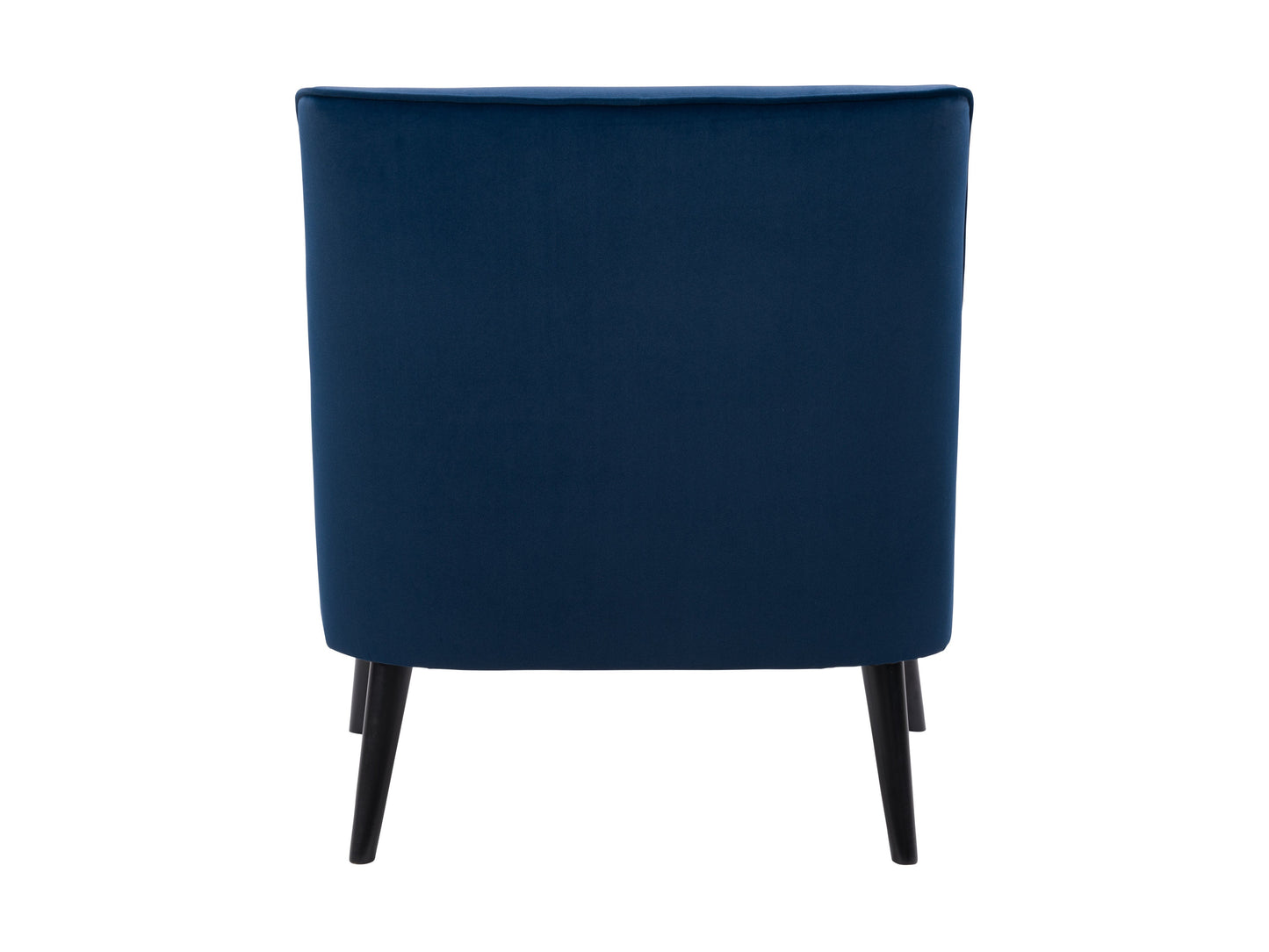 Azure Blue Velvet Accent Chair