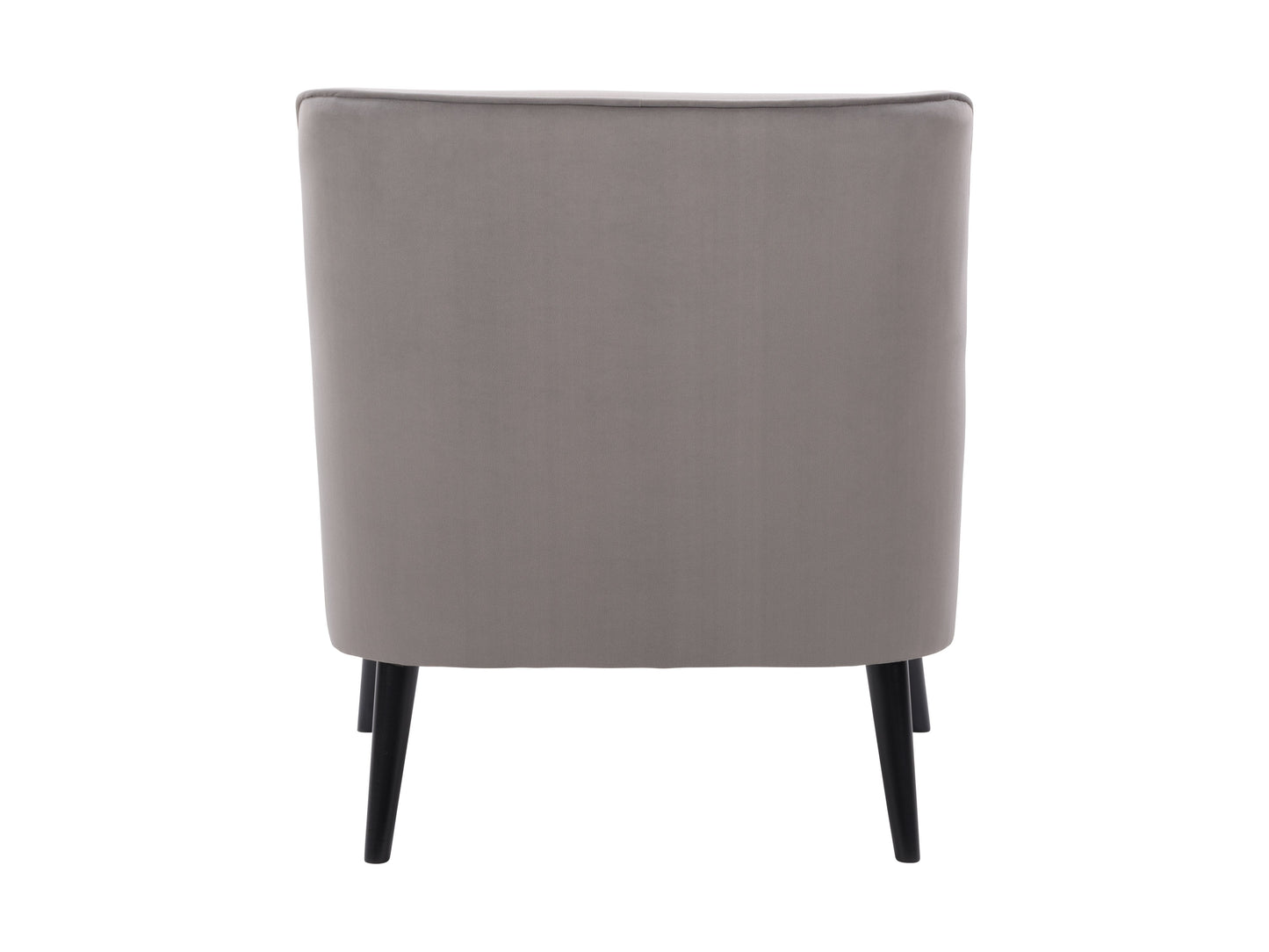 Dove Grey Velvet Accent Chair