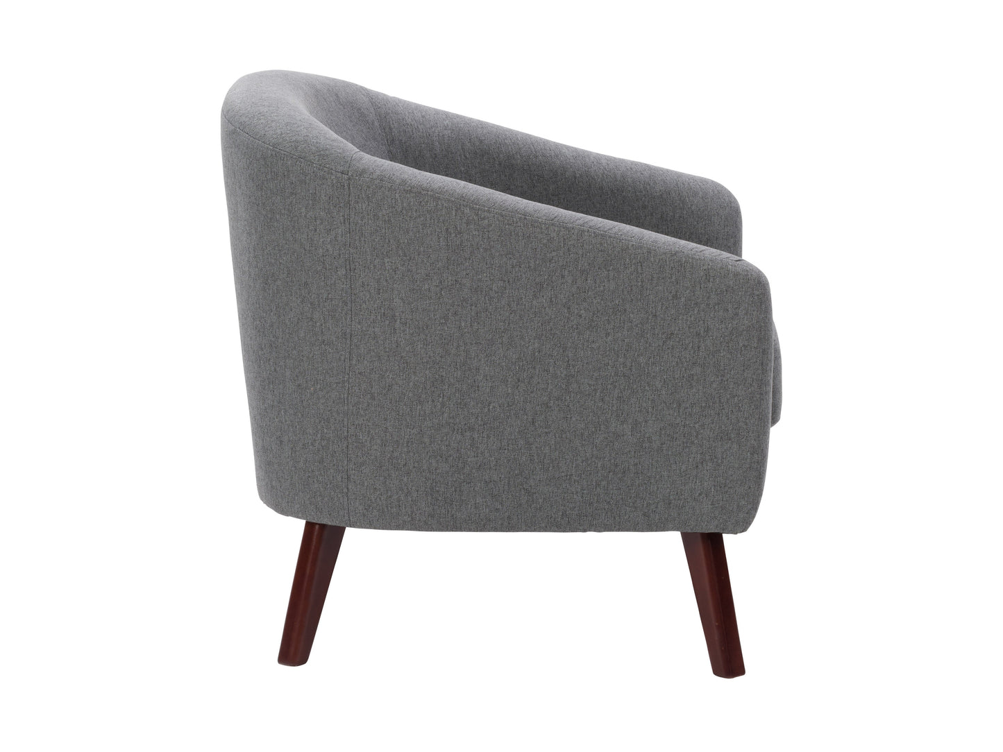 Barrel Chair, Slate Grey