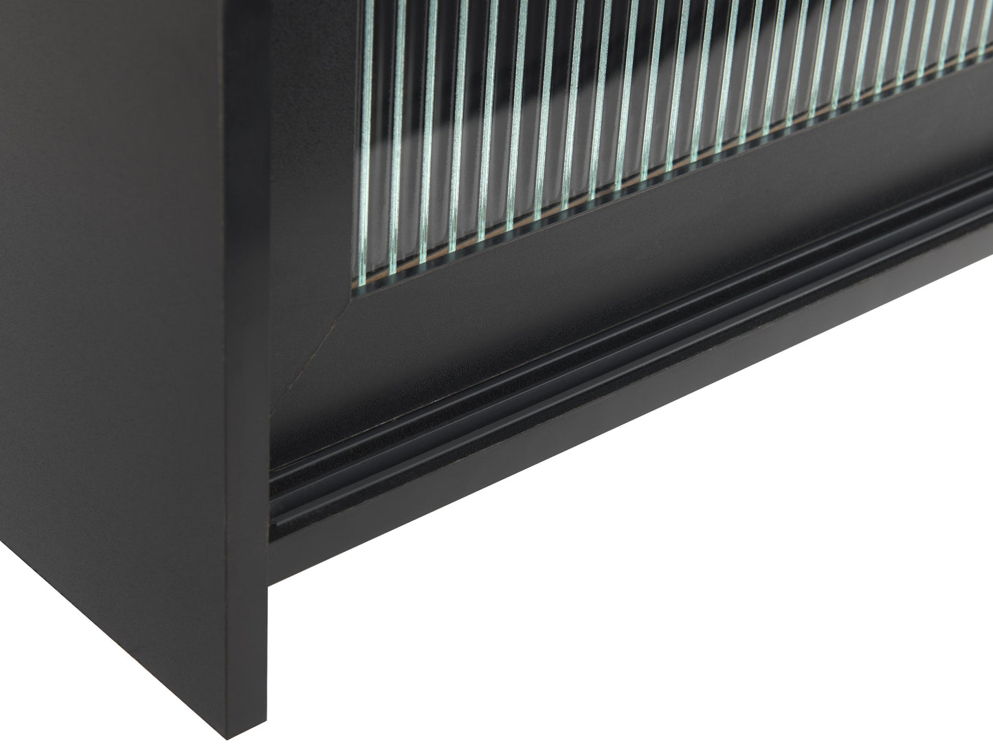 Ellis Fluted Glass Media Console – Double Width