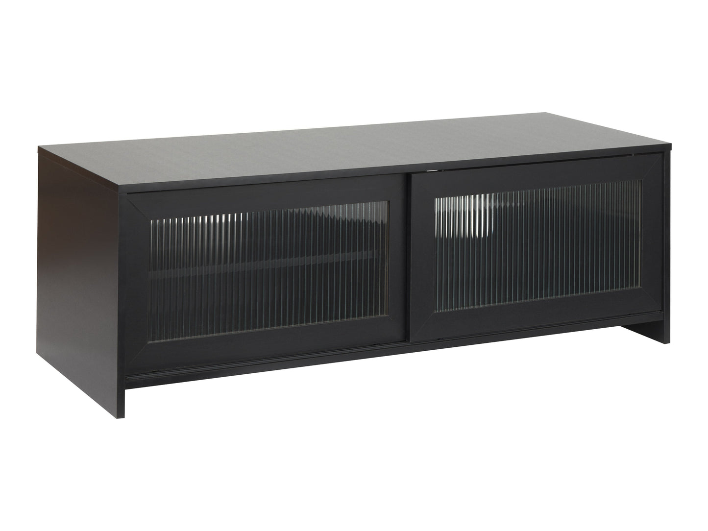 Ellis Fluted Glass Media Console – Double Width