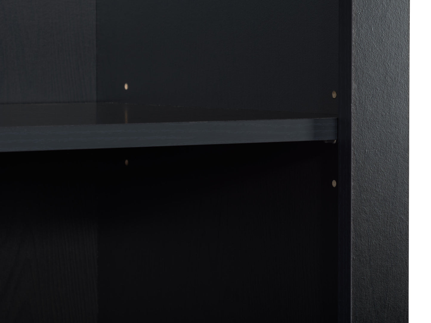 Caldwell Arched Bookcase, Black
