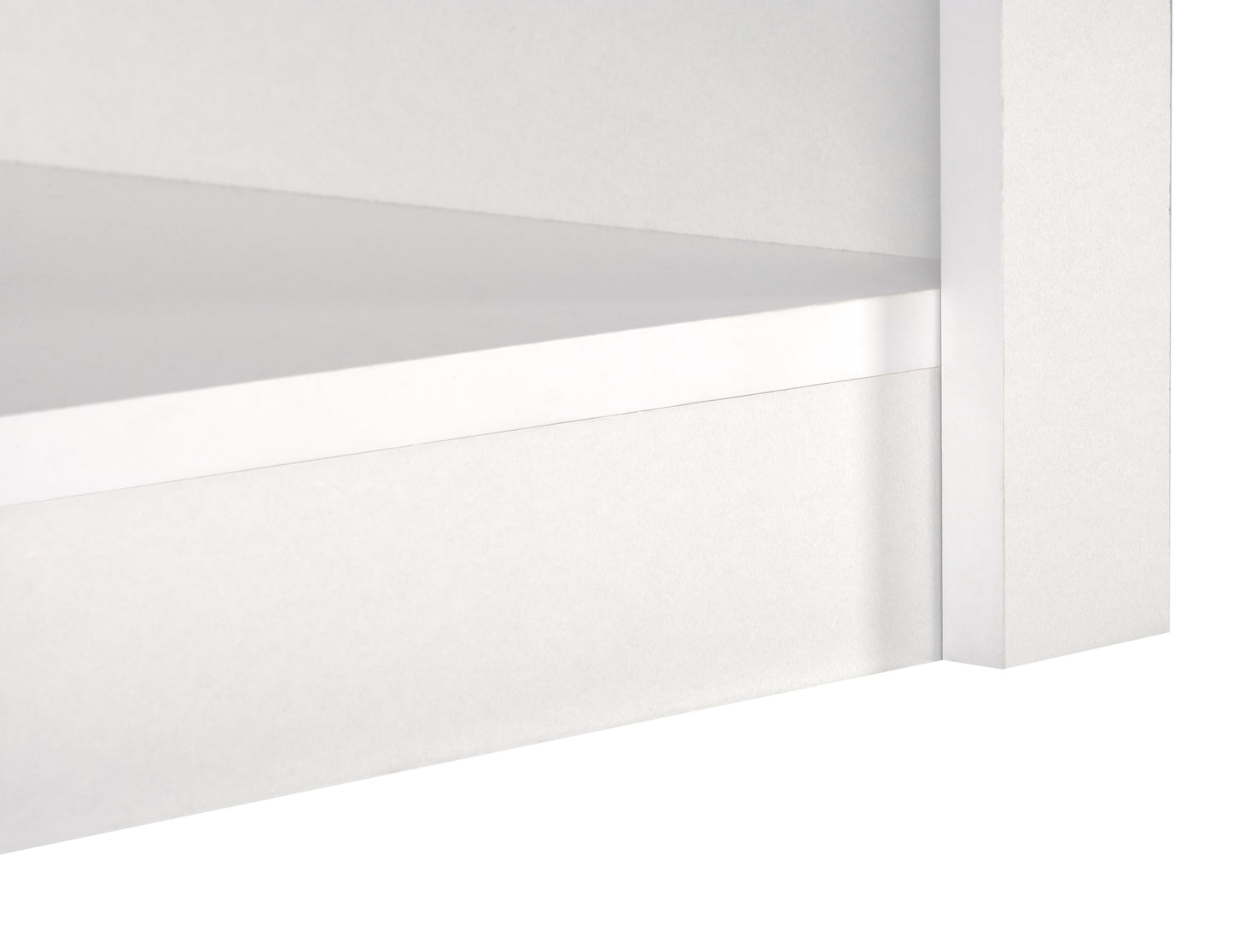 Caldwell Arched Bookcase, White