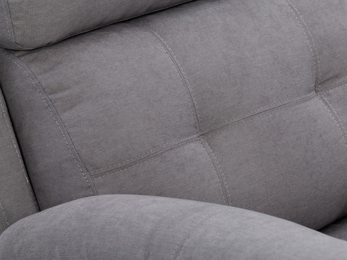 Alt Tag:
"Modern grey 2 seater recliner sofa with plush cushions, smooth fabric upholstery, and dual reclining features for ultimate comfort."