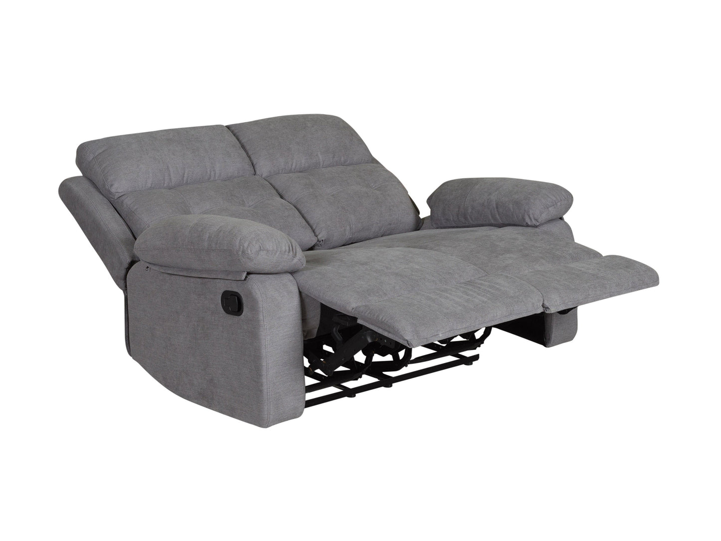 Alt Tag:
"Modern grey 2 seater recliner sofa with plush cushions, smooth fabric upholstery, and dual reclining features for ultimate comfort."