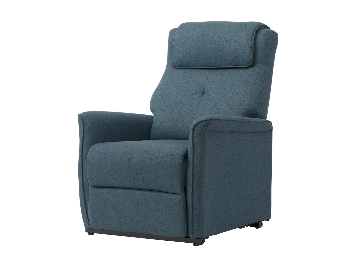 Blue Power Lift Recliner with Remote