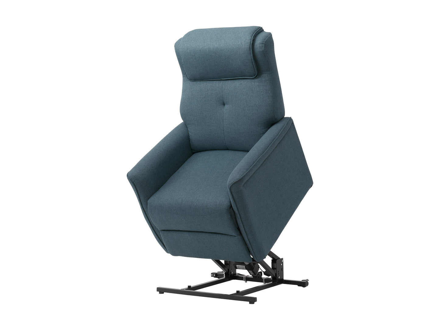 Blue Power Lift Recliner with Remote