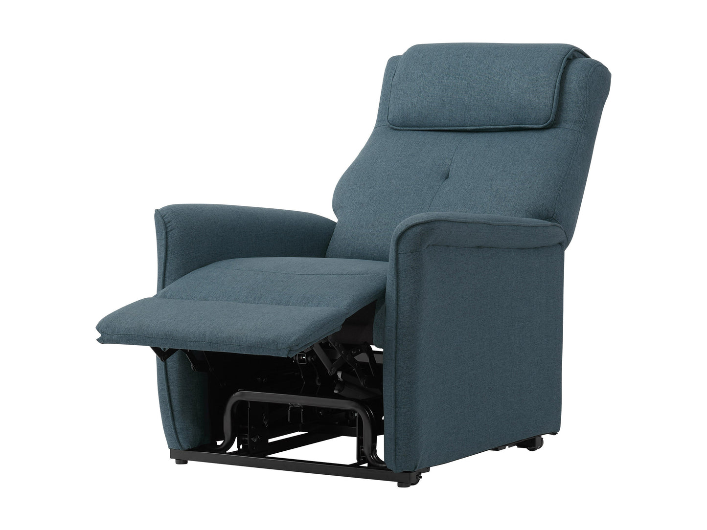 Blue Power Lift Recliner with Remote