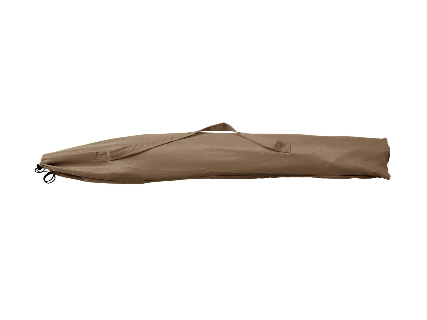 Sandy brown 7.5ft beach umbrella with UV protection, sturdy aluminum pole, tilt mechanism, and vented canopy for wind resistance. Ideal for beach outings and outdoor shade.