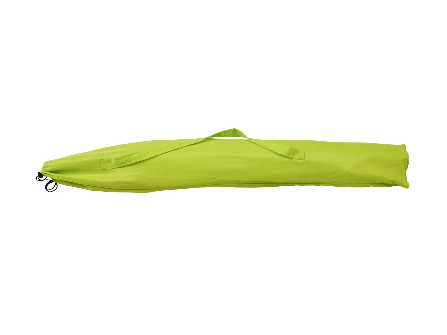 Lime green 7.5ft beach umbrella with UV protection, sturdy aluminum pole, and tilt feature for adjustable shade.