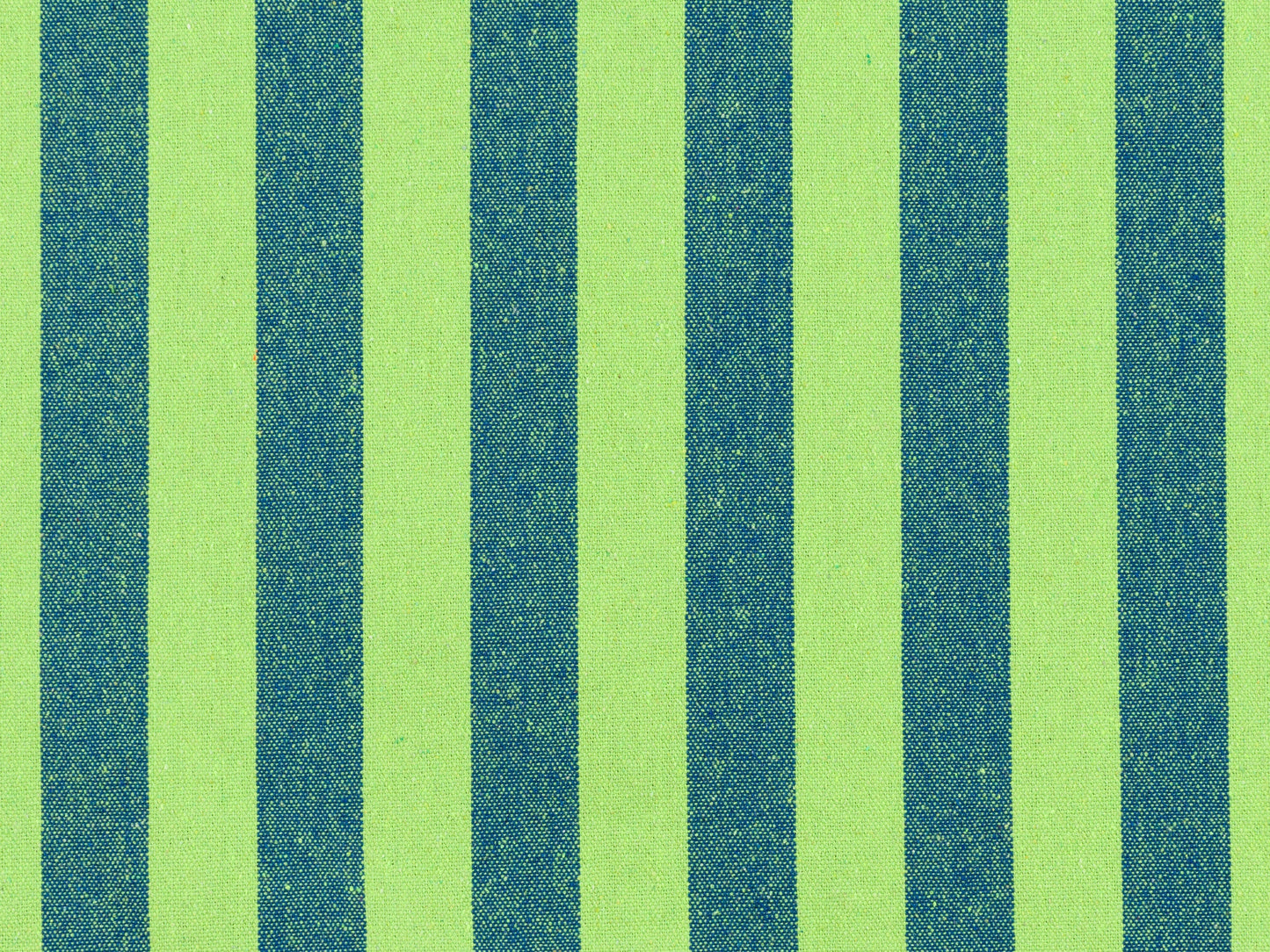 Blue and green striped patio hammock with a sturdy wooden stand, featuring durable fabric and a comfortable design perfect for outdoor relaxation.