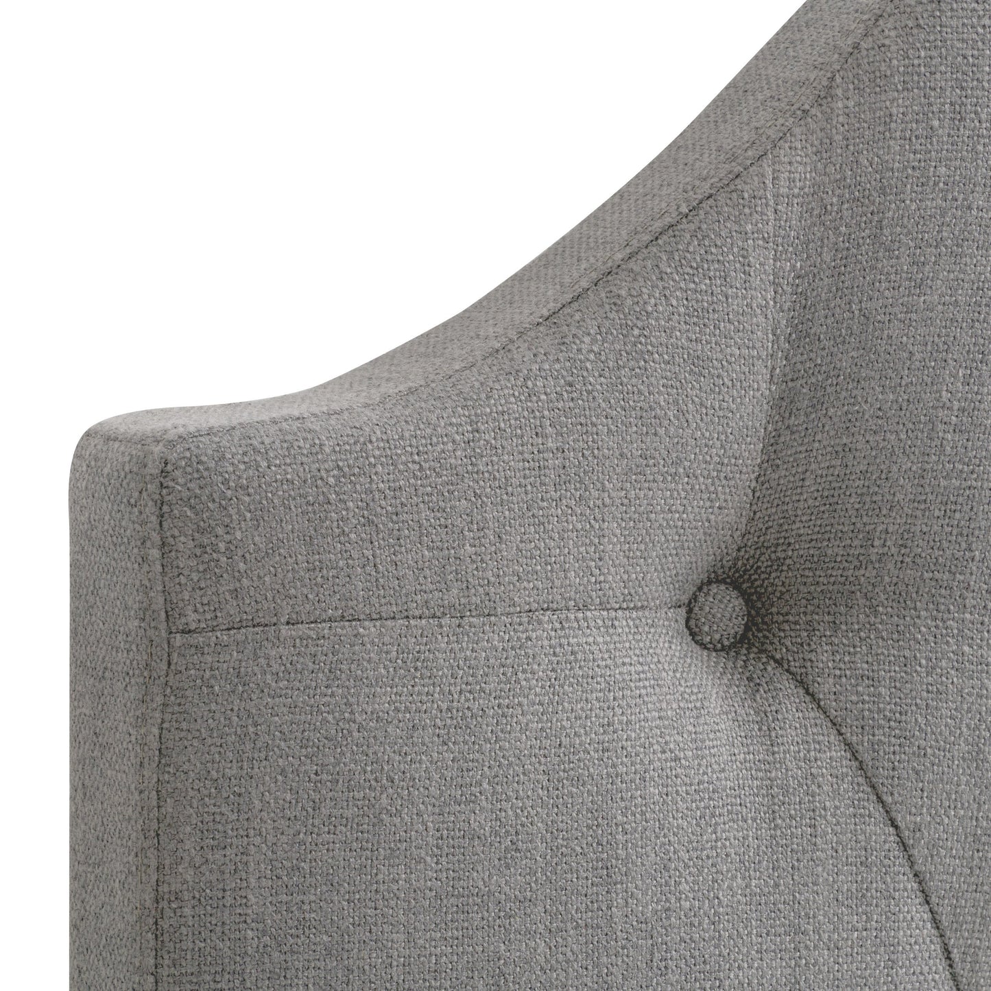 Elegant twin/single diamond tufted headboard with luxurious gray velvet upholstery, featuring intricate button detailing and plush padding for added comfort and style.