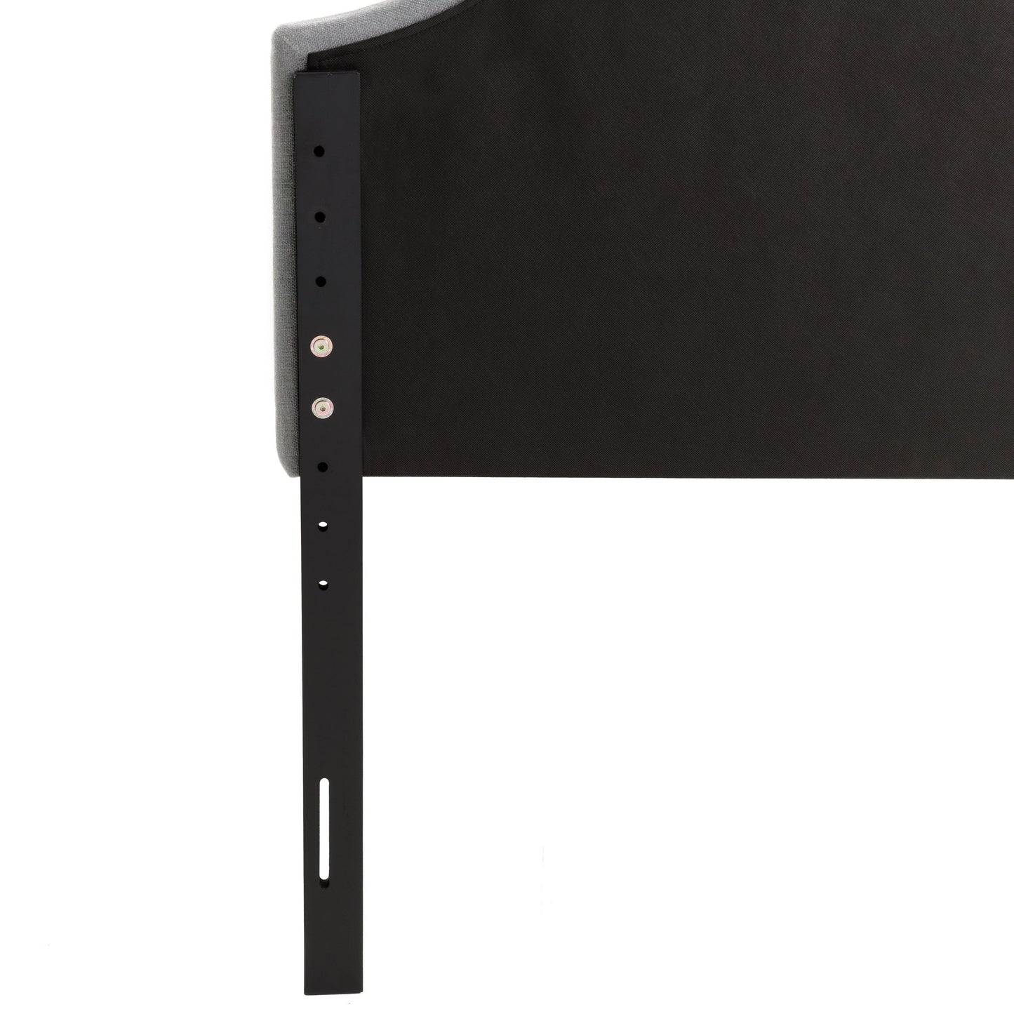 Diamond tufted headboard in beige fabric, featuring elegant button detailing and plush padding, designed for twin/single beds.