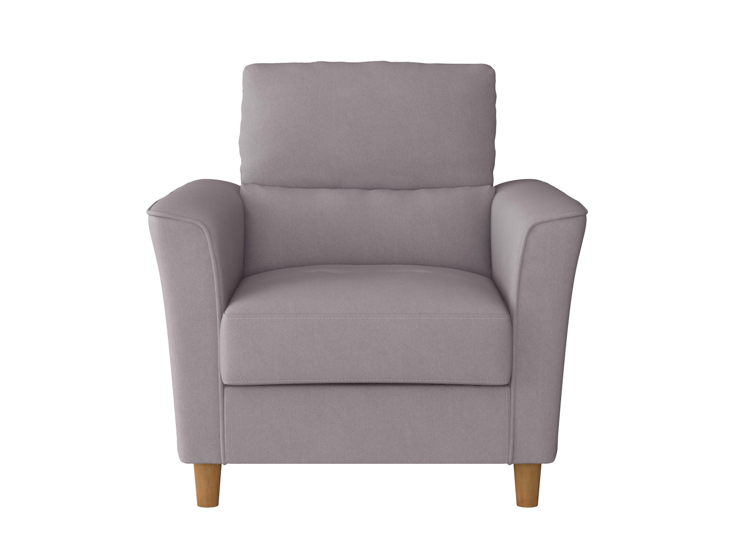 light grey 2 Seater Loveseat and Chair Set, 2 piece Caroline Collection detail image by CorLiving#color_light-grey