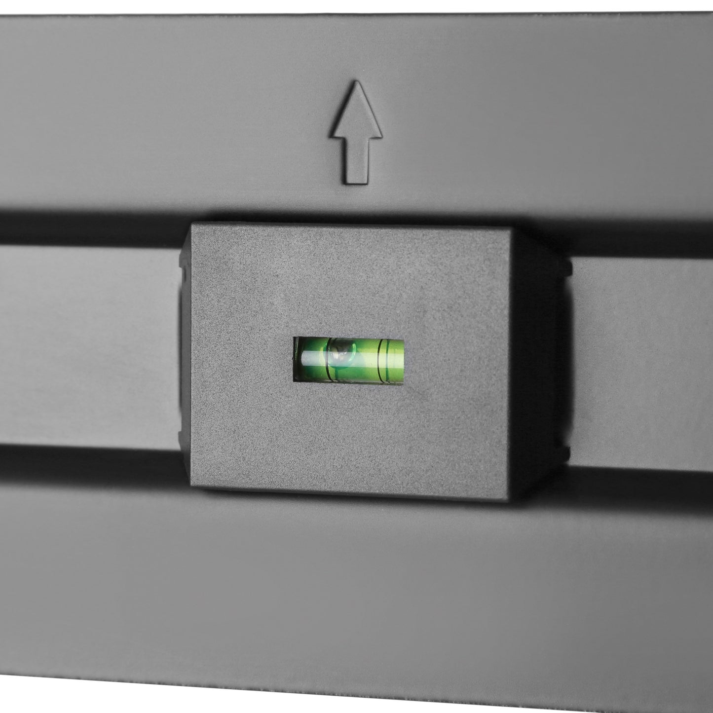 Tilting TV wall mount for 37" - 70" TVs, black steel frame with adjustable brackets, secure locking mechanism, and cable management system. Ideal for home entertainment setups, providing optimal viewing angles.