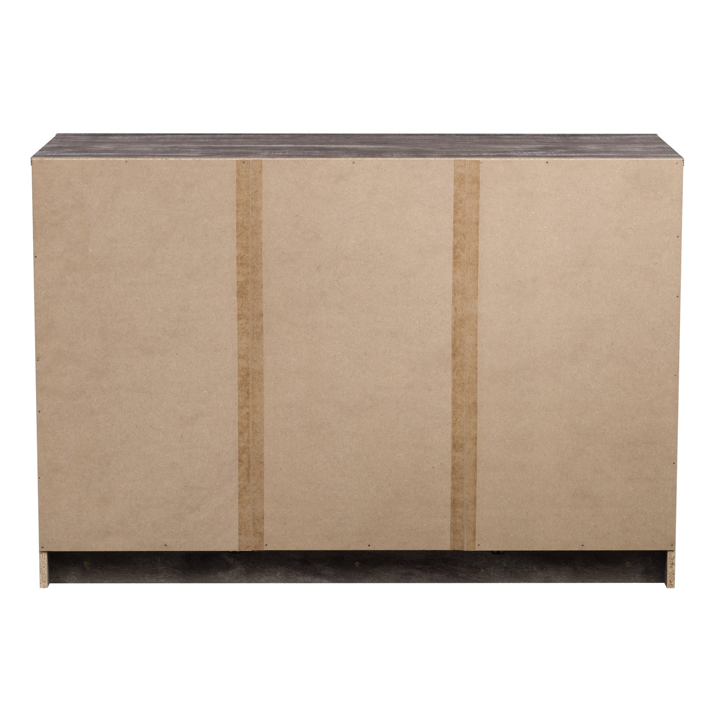 Modern 8 drawer dresser in white and natural wood finish, featuring sleek metal handles and a minimalist design, perfect for contemporary bedroom decor and ample storage solutions.