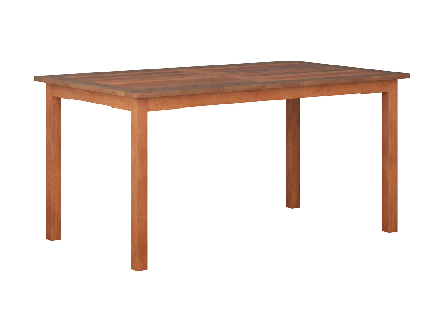 Outdoor patio dining set with six gray cushioned chairs and a rectangular wooden table featuring a sleek, modern design, weather-resistant materials, and a durable metal frame for stylish outdoor dining.