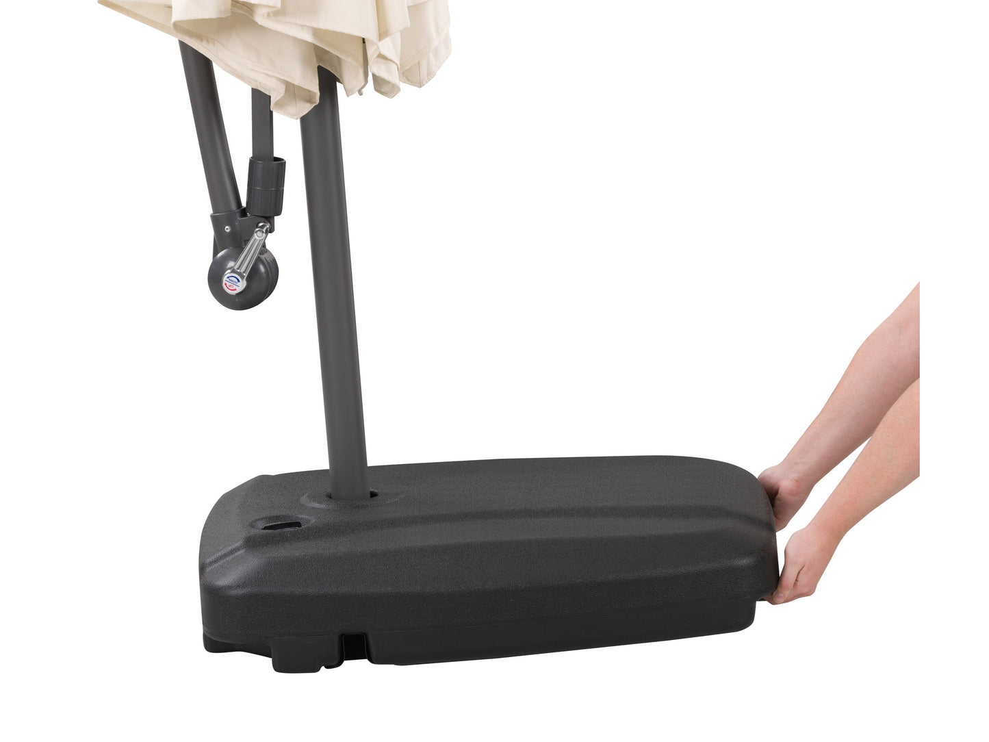 umbrella base with wheels CorLiving detail image CorLiving
