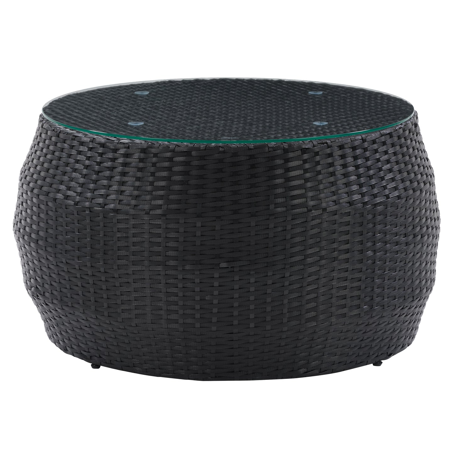 Round Wicker Coffee Table