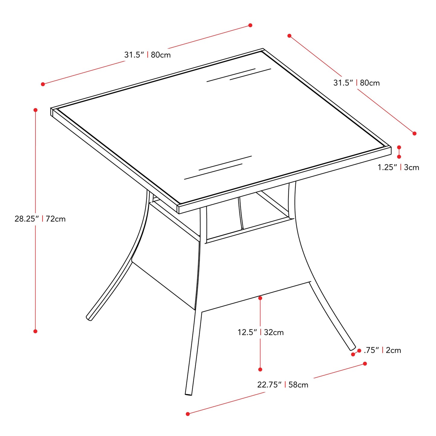 Square outdoor dining table with weather-resistant gray wicker frame, tempered glass top, and sturdy metal legs, perfect for patio or garden settings. Ideal for outdoor dining and entertaining.