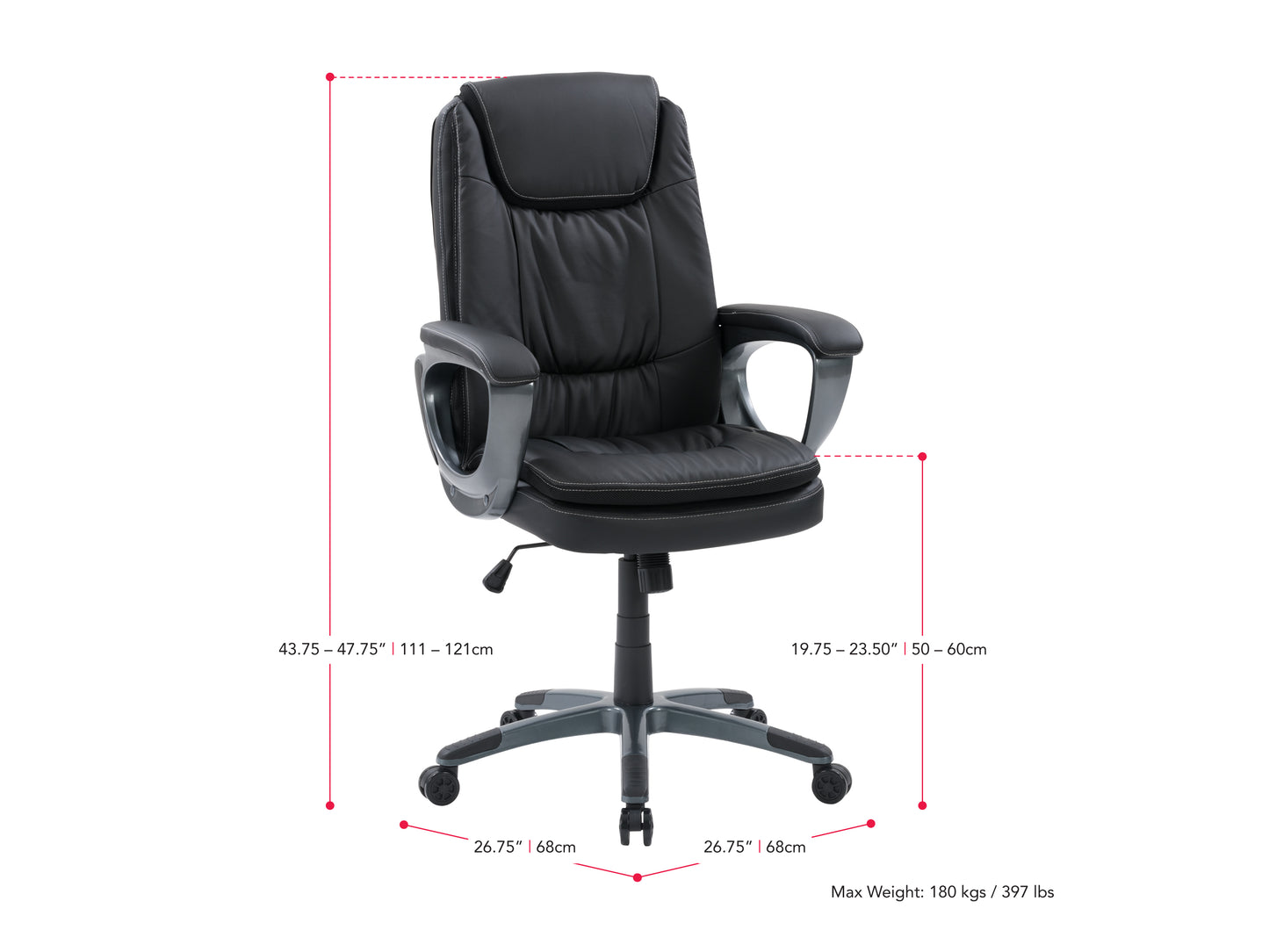 Cream office chair with ergonomic design, padded seat and backrest, adjustable height, and swivel base, featuring sleek chrome accents and smooth caster wheels for easy mobility in modern office settings.