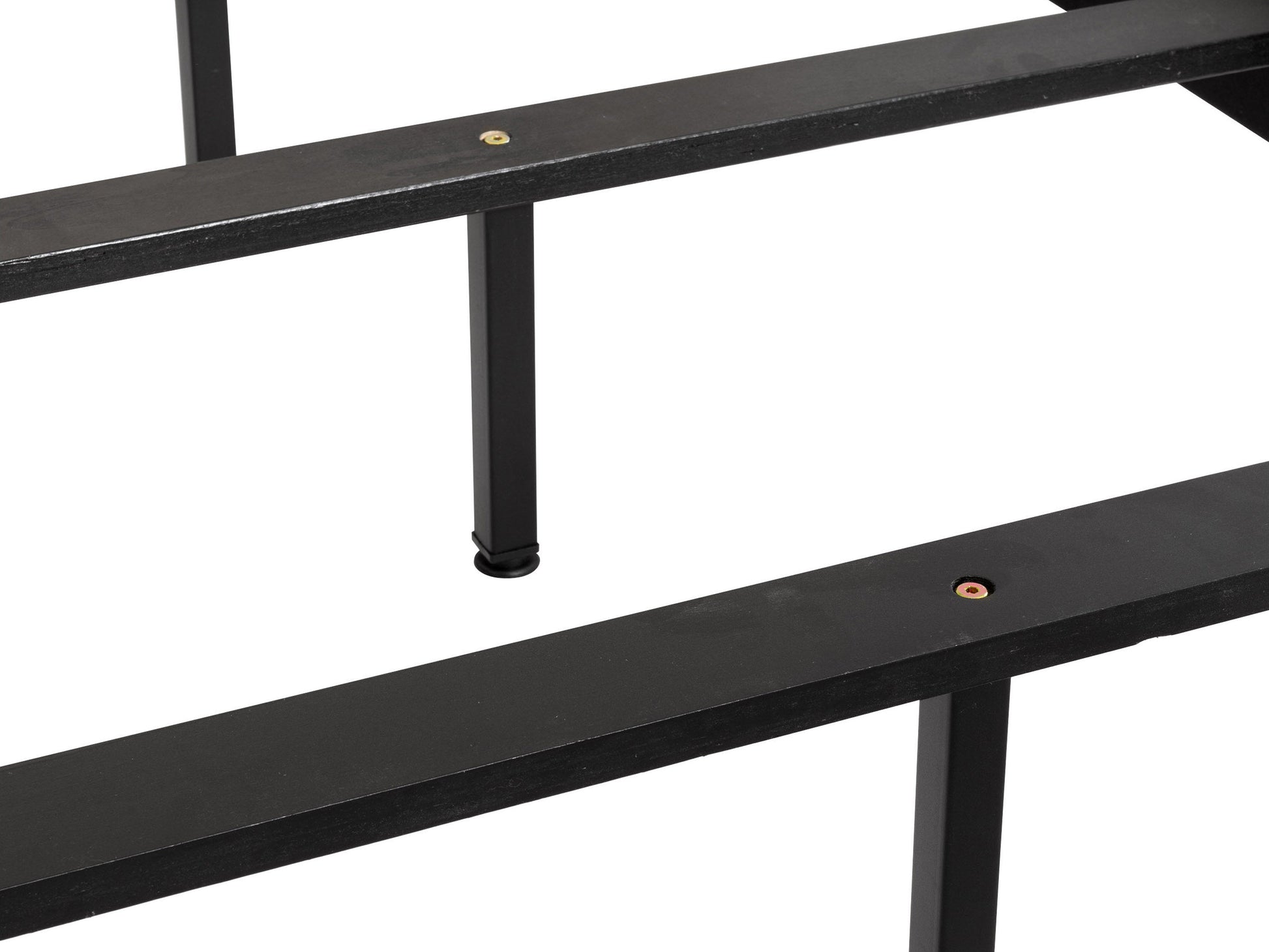 Cream channel tufted double/full bed with plush upholstery, sleek wooden legs, and elegant vertical stitching. Perfect for modern bedrooms seeking a blend of comfort and sophistication.