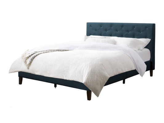Button-Tufted Upholstered Single / Twin Bed