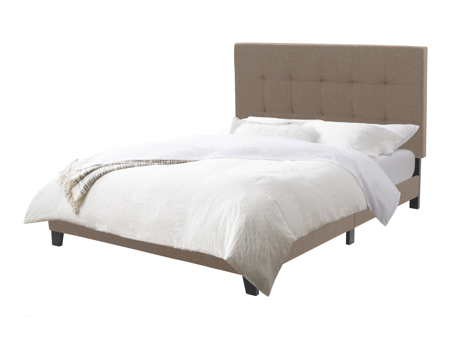 Tufted Fabric Bed