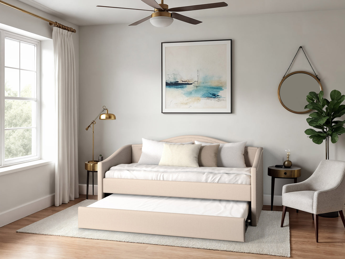 Twin Day Bed with Trundle