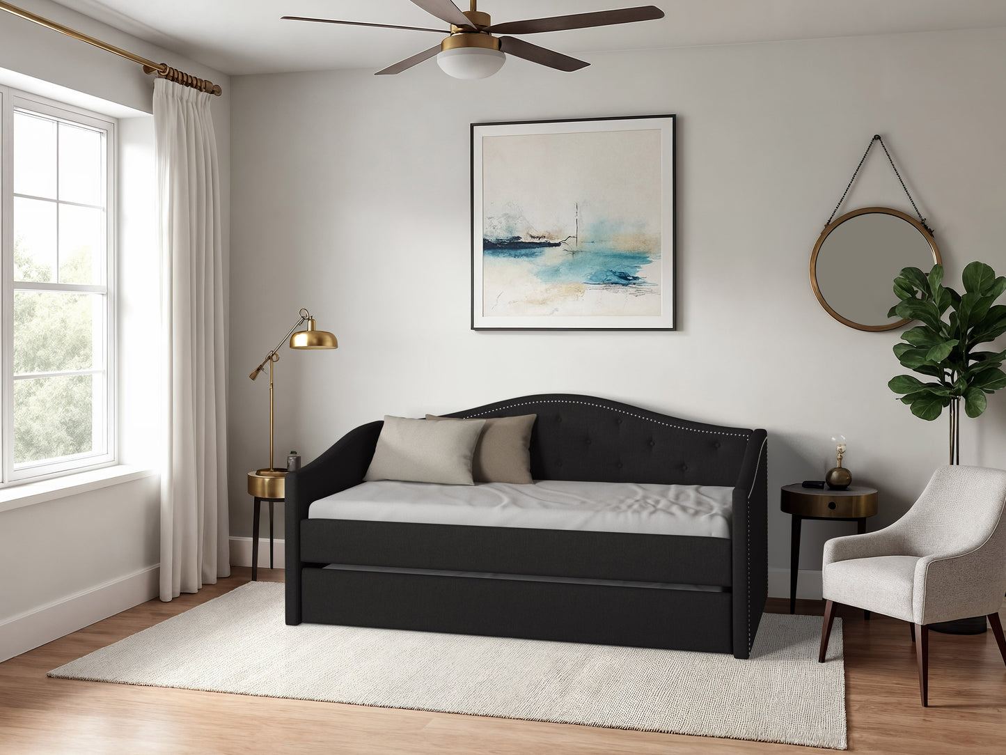 Twin Day Bed with Trundle