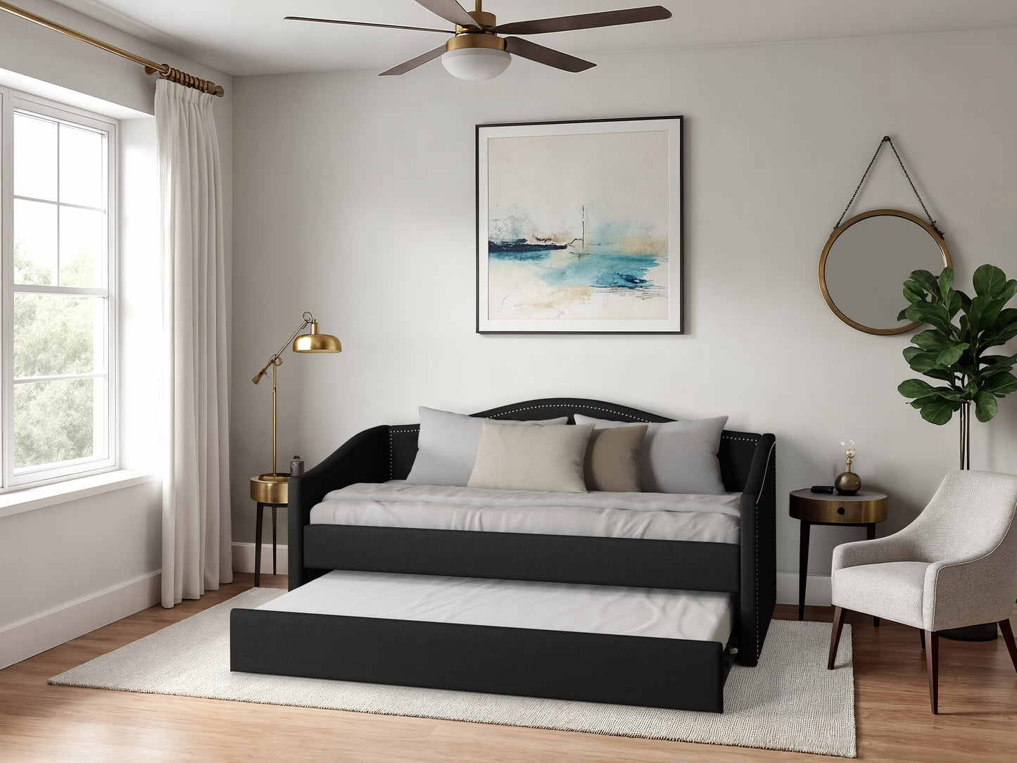 Twin Day Bed with Trundle