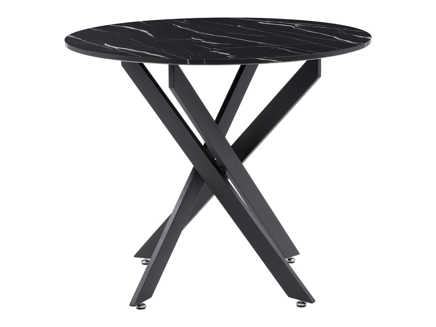 Black Round Dining Table - FINAL SALE ITEM