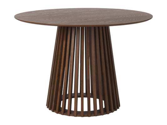 Elowen Round Pedestal Dining Table, Walnut