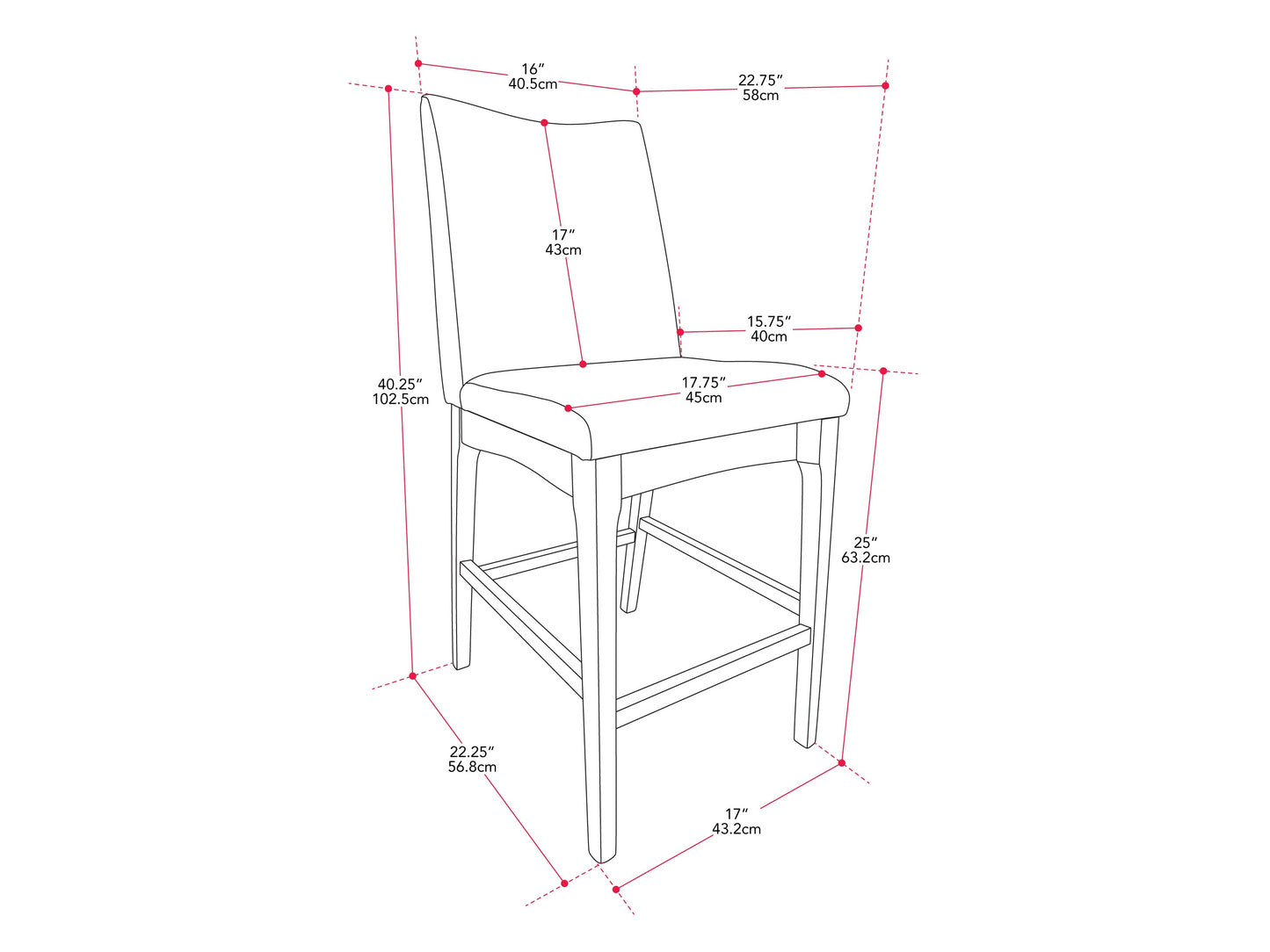 Elowen Counter-Height Chair