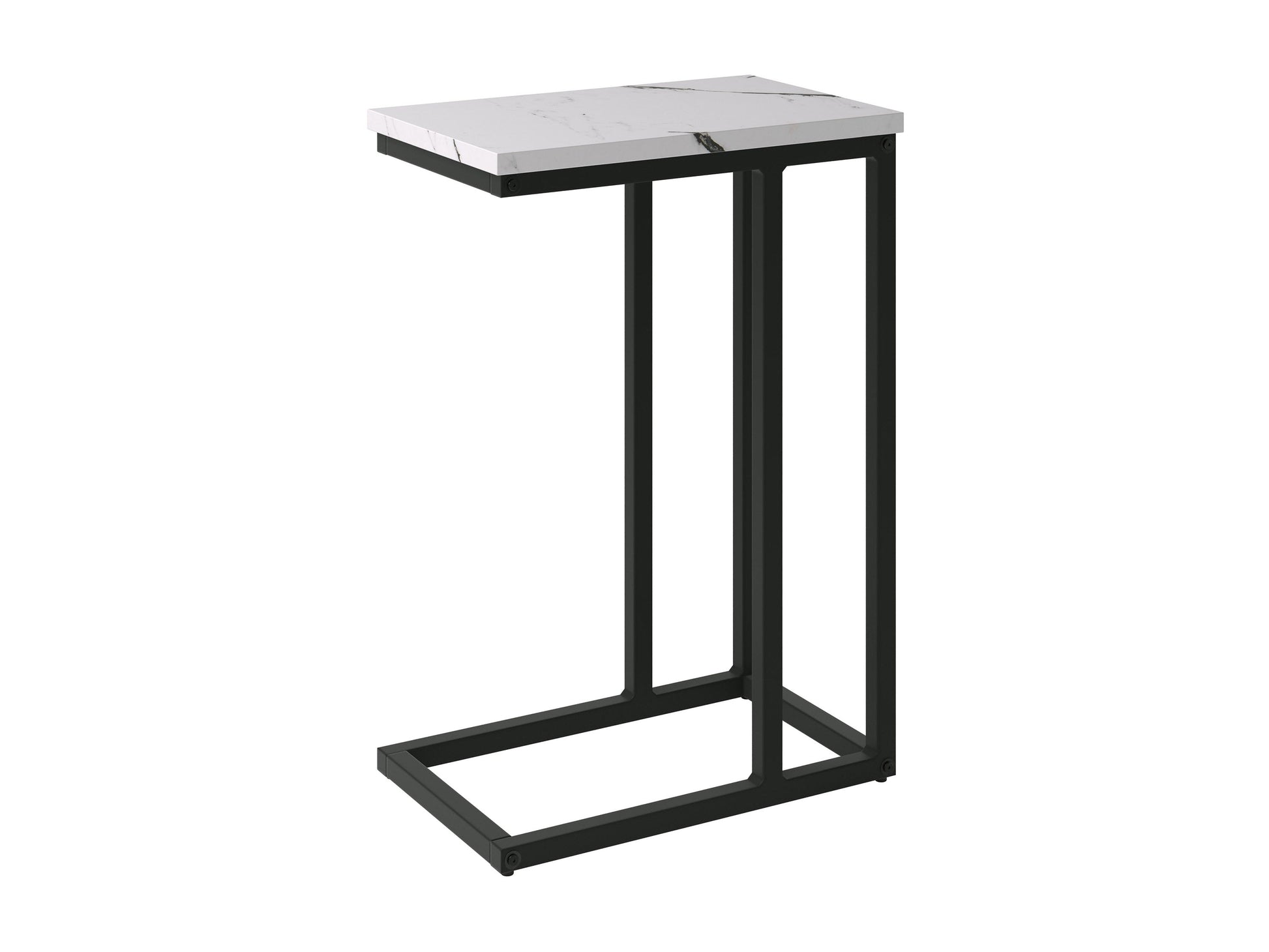 White marble narrow side table with gold metal legs, sleek modern design, rectangular top, perfect for small spaces or as an accent piece in living rooms or bedrooms.