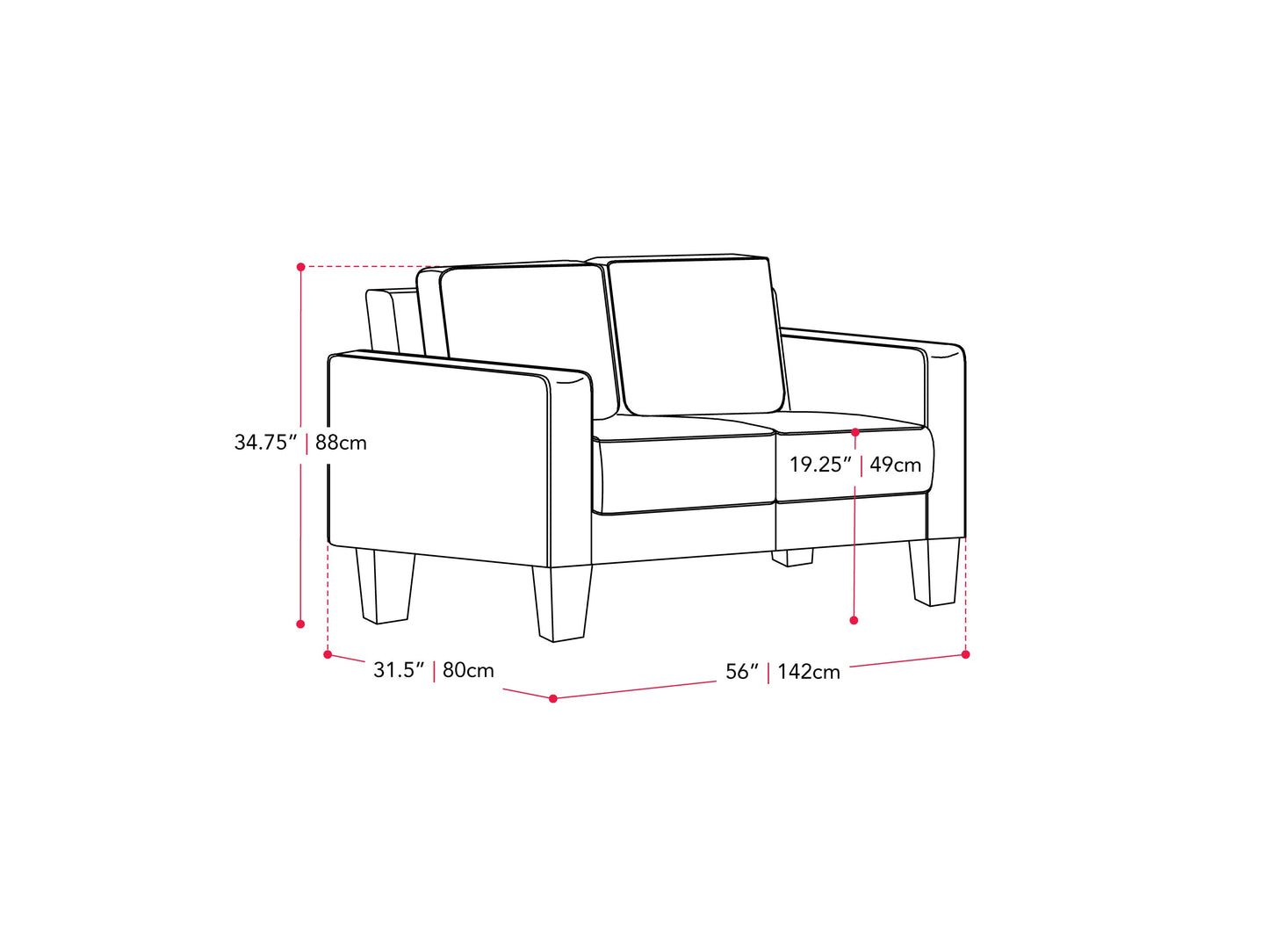 Alton Love Seat