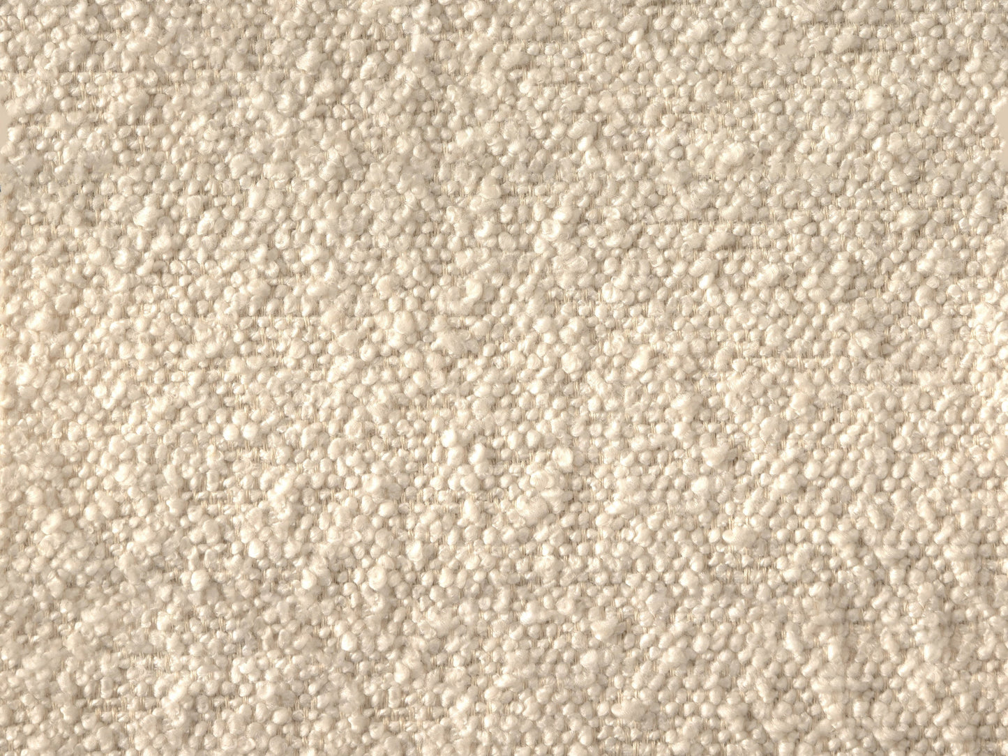 Modern boucle loveseat in cream, featuring soft textured fabric, sleek wooden legs, and plush cushioning for comfort and style, perfect for contemporary living rooms or cozy reading nooks.