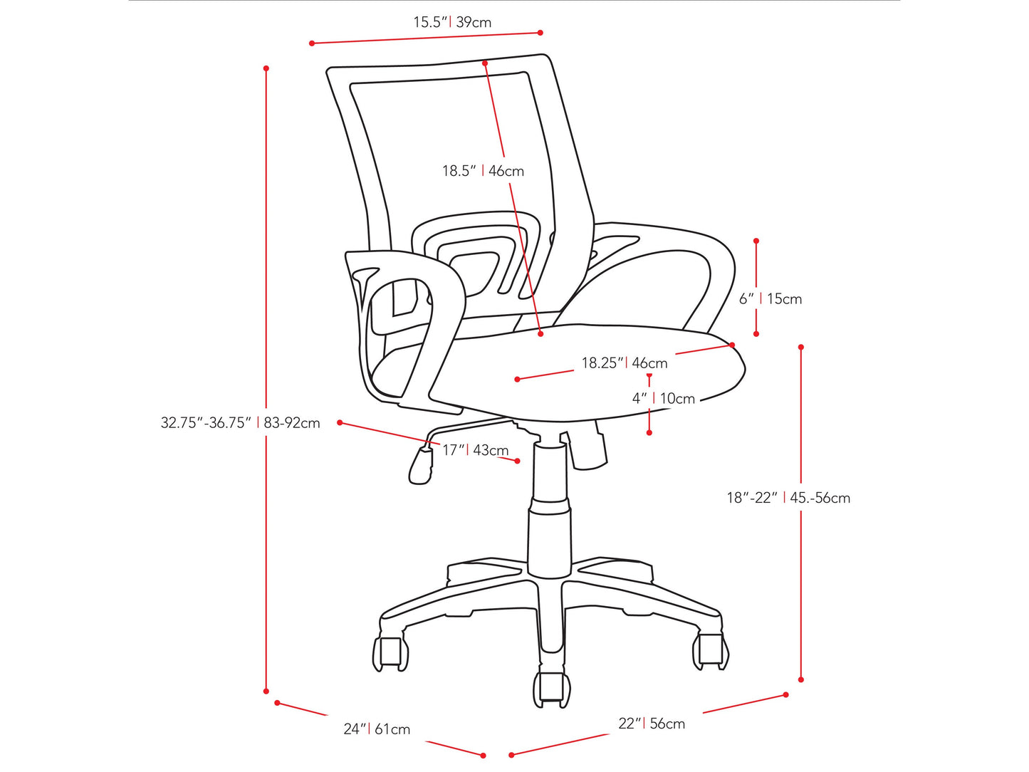 Pink mesh back office chair with ergonomic design, adjustable height, swivel base, and cushioned seat. Ideal for home or office use, providing comfort and support during long working hours.