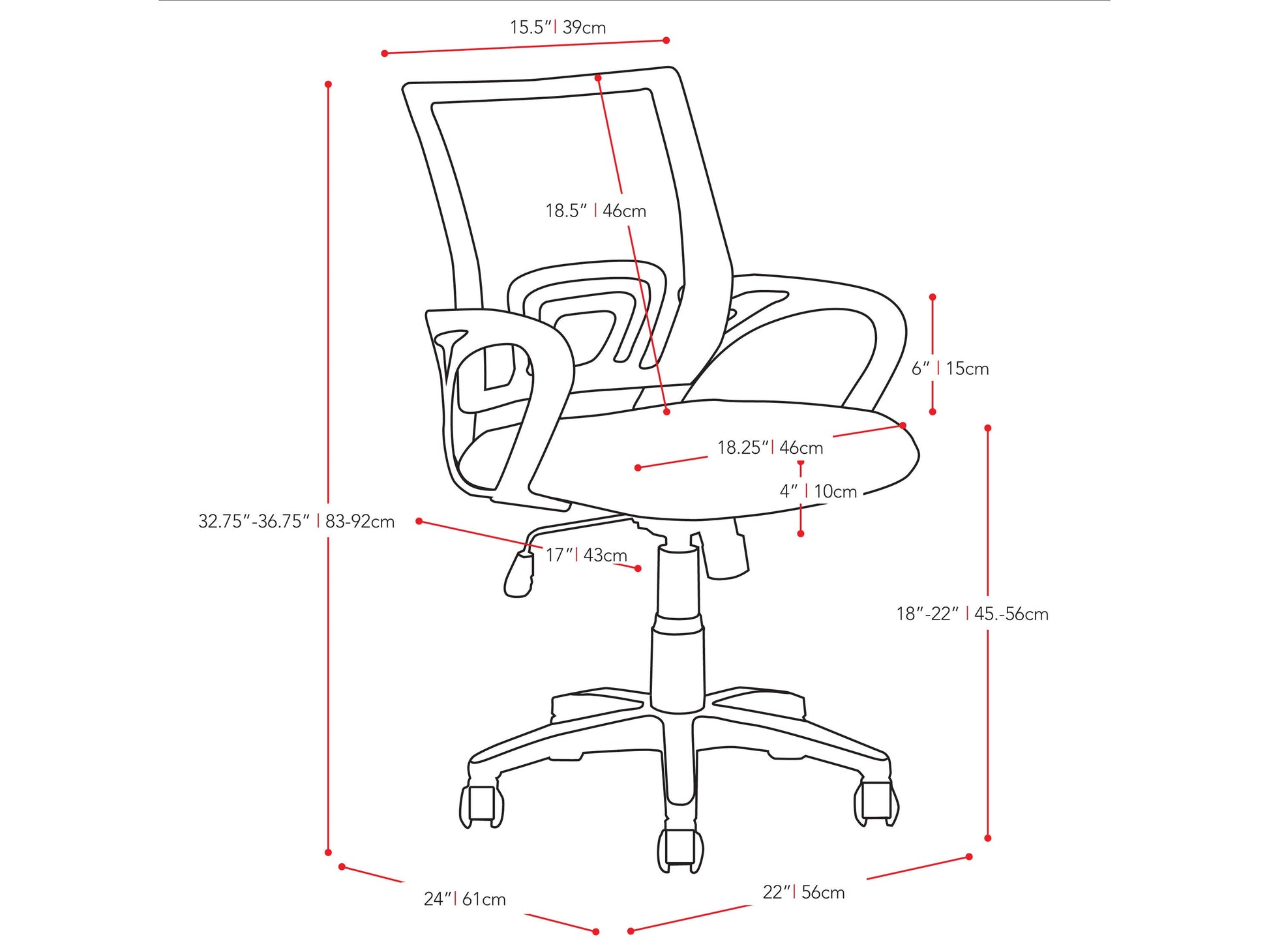 Pink mesh back office chair with ergonomic design, adjustable height, swivel base, and cushioned seat. Ideal for home or office use, providing comfort and support during long working hours.