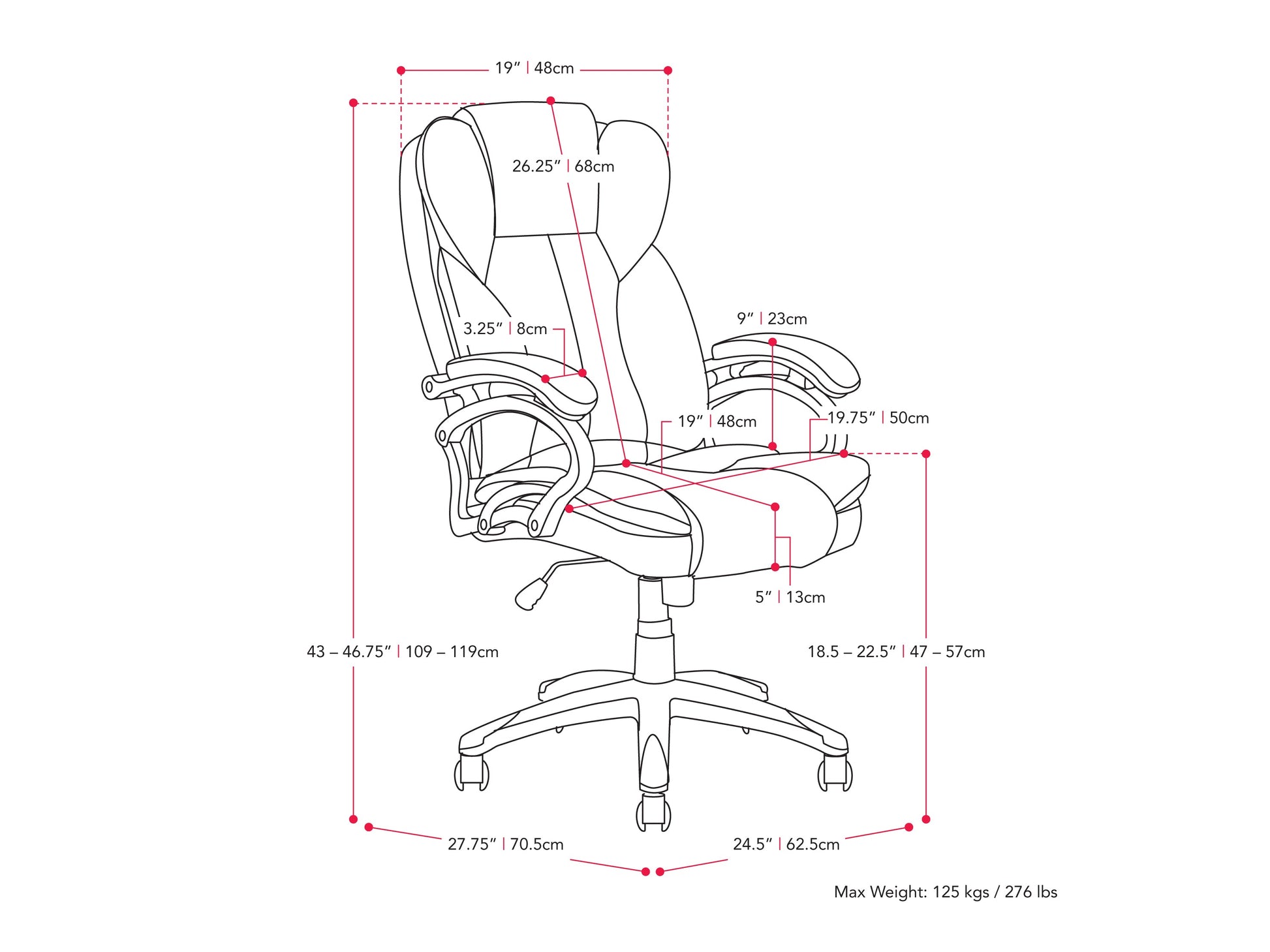 Caramel brown executive office chair with ergonomic design, high backrest, plush leather upholstery, adjustable armrests, and chrome base. Ideal for home office or professional workspace.